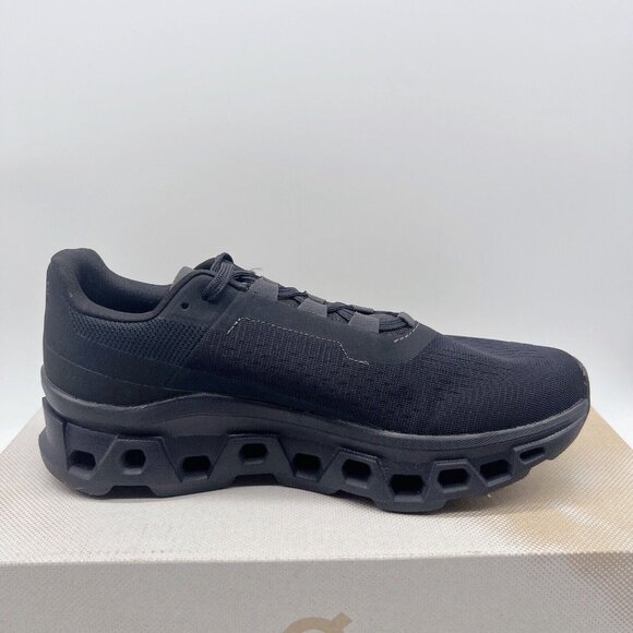 On Cloudmonster Cloudtec Running Shoe Sneaker Black/ Magnet Mens Size US 14 - Picture 8 of 12